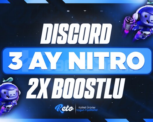 3 AYLIK Discord Nitro 2x Boost