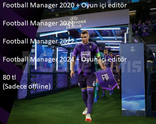 Football Manager 20,21,22,24 Çevrımdışı hesap