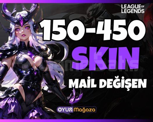U VIP | 150-450 SKIN MAİL DEĞİŞEN RANDOM HESAP