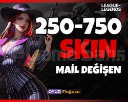 U VIP | 250-750 SKIN MAİL DEĞİŞEN RANDOM HESAP
