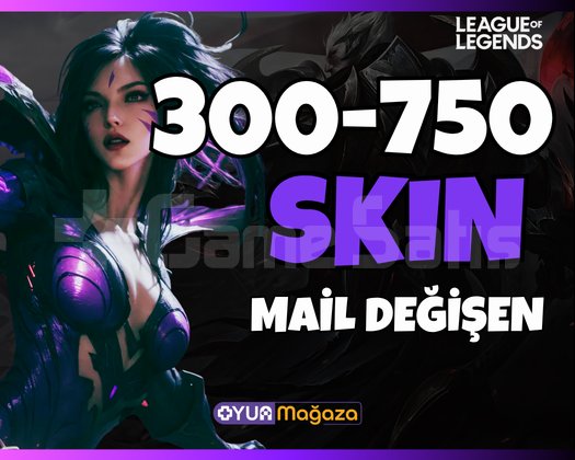 U VIP | 300-750 SKIN MAİL DEĞİŞEN RANDOM HESAP