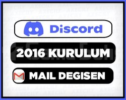 2016 Kurulum | Her Şeyi Değişen | Discord Hesap
