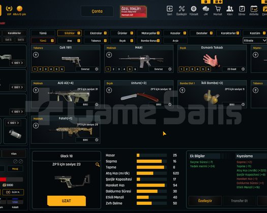 40Level Hesap 8.200 ZA Hazır | 180K ZP & 3.000HP