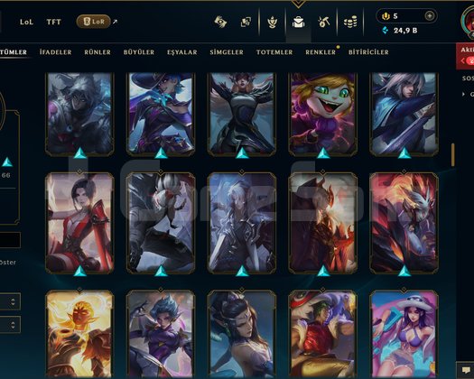 423 LEVEL / 133 SKİN / FUL HERO +MAİL +15K SATIŞ