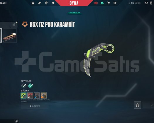 RGX KARAMBİT / KURONOMİ CHAMPİONS VANDAL / 2 BIÇAK