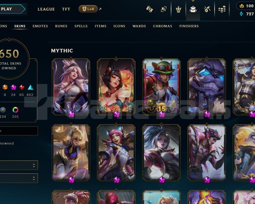 650 skinli jinx & morgana exalted unranked