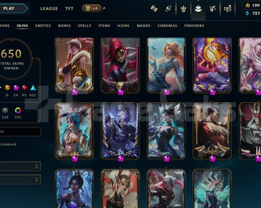 650 skinli jinx & morgana exalted unranked