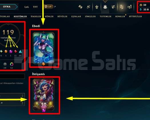348 LVL + 119 KOSTÜM + 172 HERO + GÜMÜŞ 2 + MAİL!