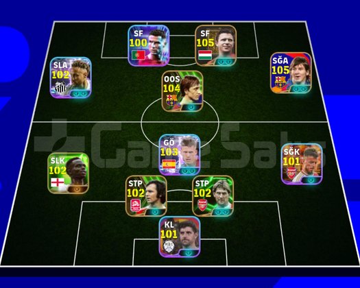 105 MESSİ 104 CRUYF 101 MARODONA 105 PUSKAS