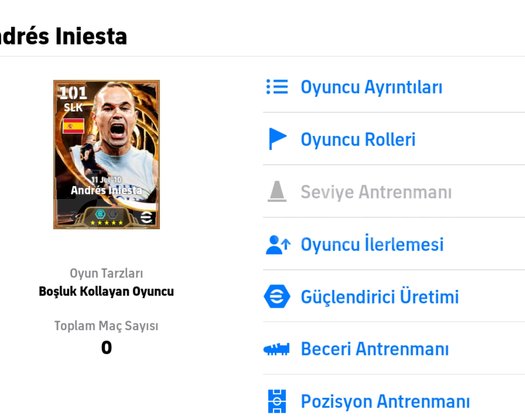 108 INIESTA BASLANGIC HESABIII TEK BAG