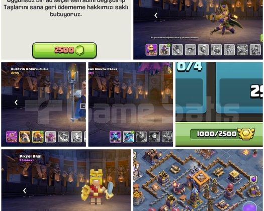 TH18COC |  FULL EKİPMAN + 1000 MADALYA !!