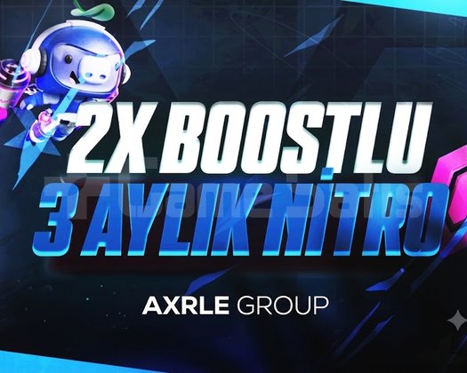Discord 3 Aylık Nitro 2x Boost