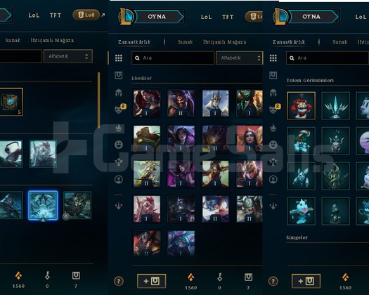 UNRANKED HİGH MMR 30 SKİN GANİMET DOLU HANMADE