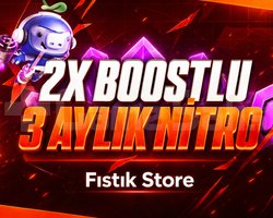 DİSCORD -3 Aylık Nitro -2x Boost