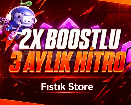 DİSCORD -3 Aylık Nitro -2x Boost