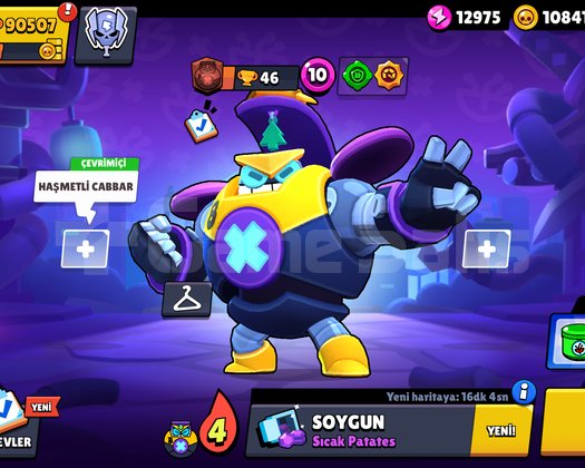 90K Bol skinli hesap full karakter