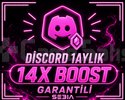 Discord 14x Server Boost + 1 Aylık