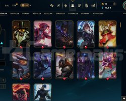 EUW Sunucusu-Zümrüt 3 25LP-512 Level Hesap