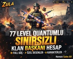 77 LEVEL QUANTUMLU KLAN BAŞKANI HESAP