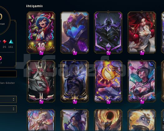 +300 lp Master 350 Çok Değerli Skinli 11 Yıllık