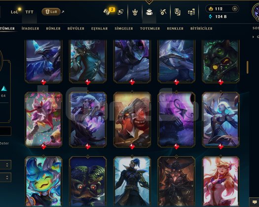 341 LEVEL / 135 SKİN / FUL HERO +MAİL +15K SATIŞ