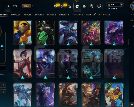 TR / 714 LEVEL / 144 SKİN / FUL HERO +MAİL