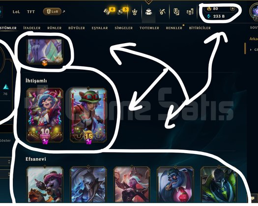 TR / 714 LEVEL / 144 SKİN / FUL HERO +MAİL
