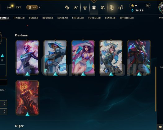 29 LEVEL / 9 SKİN / 36K ÖZ +MAİL +15K SATIŞ