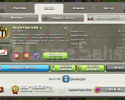 Altın lig 2 10 seviye aktif oyunculu satılık klan