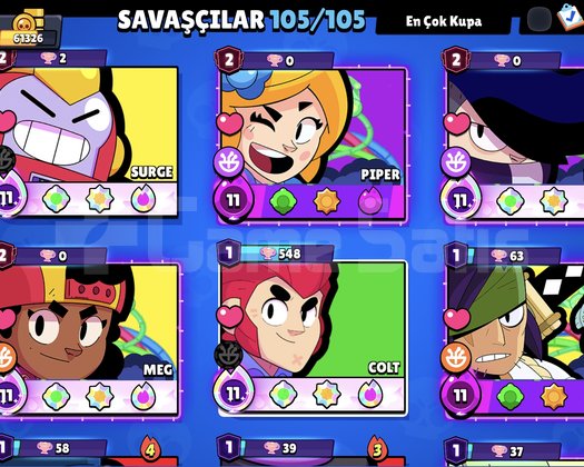 BRAWL STARS ACİL SATILIK