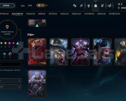 TR // PLAT4 // 9 SKIN // GÜNÜN HESABI 1
