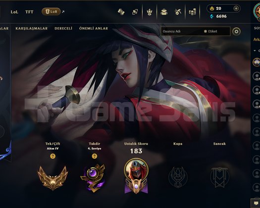 lol hesap west 150lvl