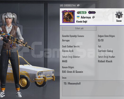 KOVBOYLU ! M4 MAX NADİR HESAP !!