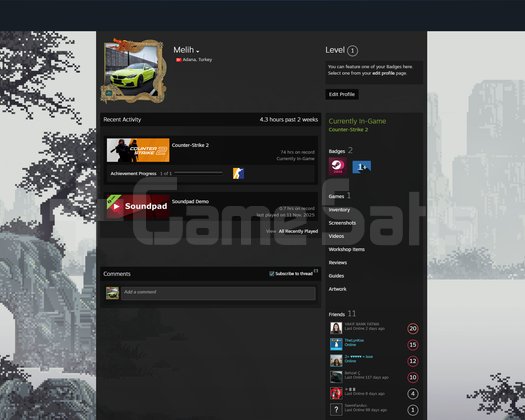 CS PRIME + 6 ENVANTER + ARKA PLAN + 27 LVL CS