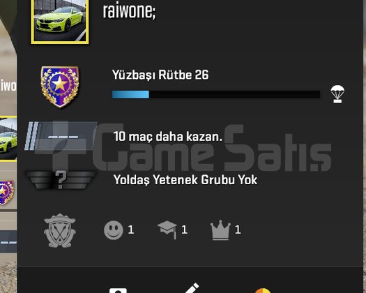 CS PRIME + 5 40 SKIN + OYUN + 26 LVL CS- ARKA PLAN