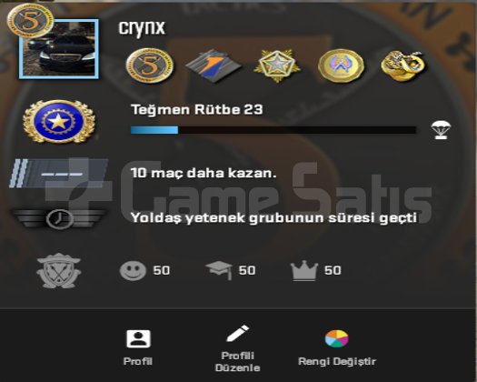 İLK MAİLLİ 5 MADALYALI CS2 HESAP MAİNLİK