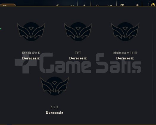 TR ZÜMRÜT 1 DİA DÜŞME GM ELO RANK KASMALIK SKINLI