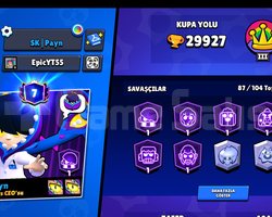 BRAWL STARS SAĞLAM 30K BAŞLANGIÇ HESABI!!