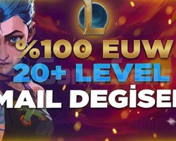 EUW / 20 LVL + HANDMADE + MAİL DEĞİŞEN