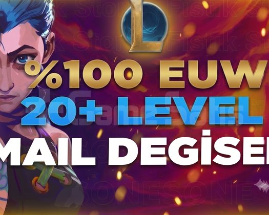 EUW / 20 LVL + HANDMADE + MAİL DEĞİŞEN