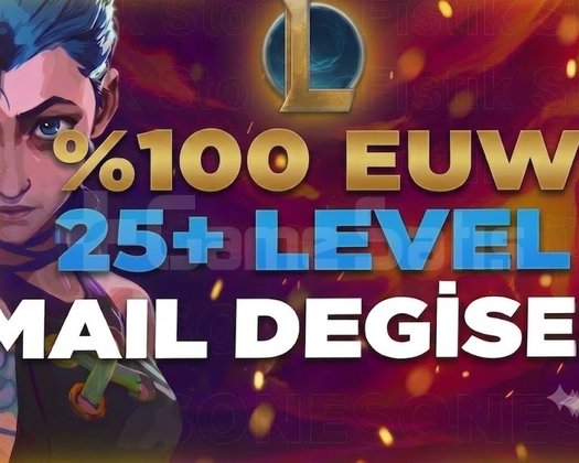 EUW / 25 LVL + HANDMADE + MAİL DEĞİŞEN