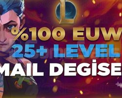 EUW / 25 LVL + HANDMADE + MAİL DEĞİŞEN