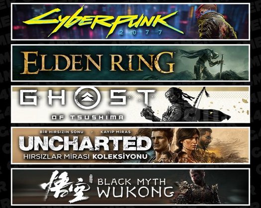 Cyberpunk +Elden +Tsushima +UNCH +Wukong