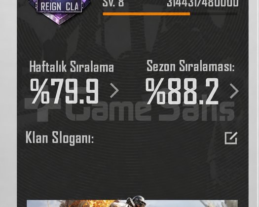 8.7 SEVİYE KLAN İSİM DEĞİŞME AÇIK ANLIK TESLİM
