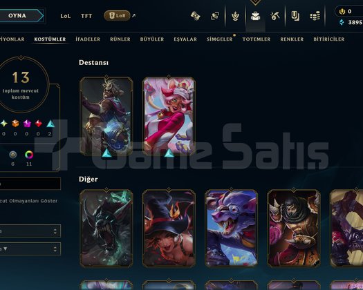 TR // DIA 4 70 WR // 13 SKIN // +30 -10 GELIYOR