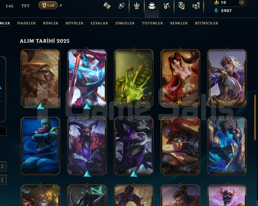 TR - LVL 145 - ZÜMRÜT 4 - SKIN 34 - DEĞERLİ SKİN