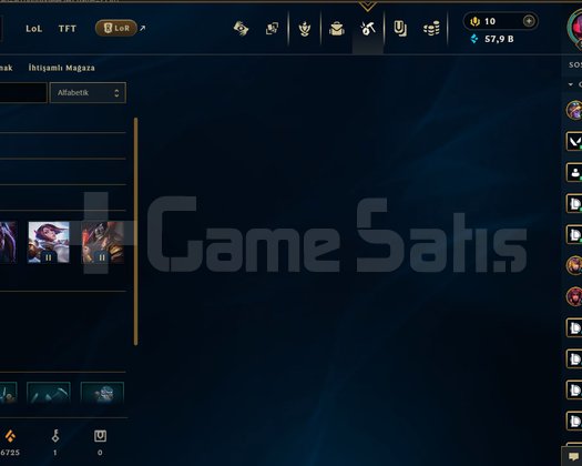 550 SKIN LOL HESABIM SATIŞTA EUW
