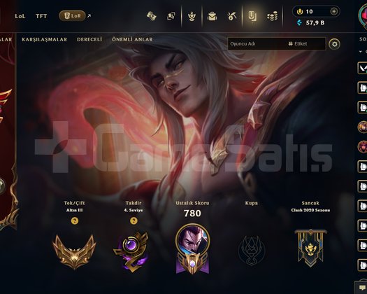 550 SKIN LOL HESABIM SATIŞTA EUW