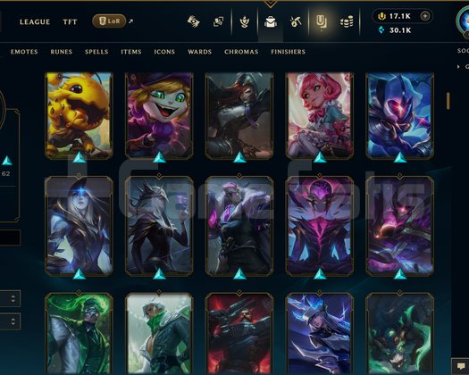 EUW | 192 SKİN | BRONZ 4 + 17100 RP