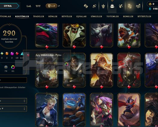 TR 290 KOSTUM 657 LEVEL 2025 GIRIS + TEL INAKTIF
